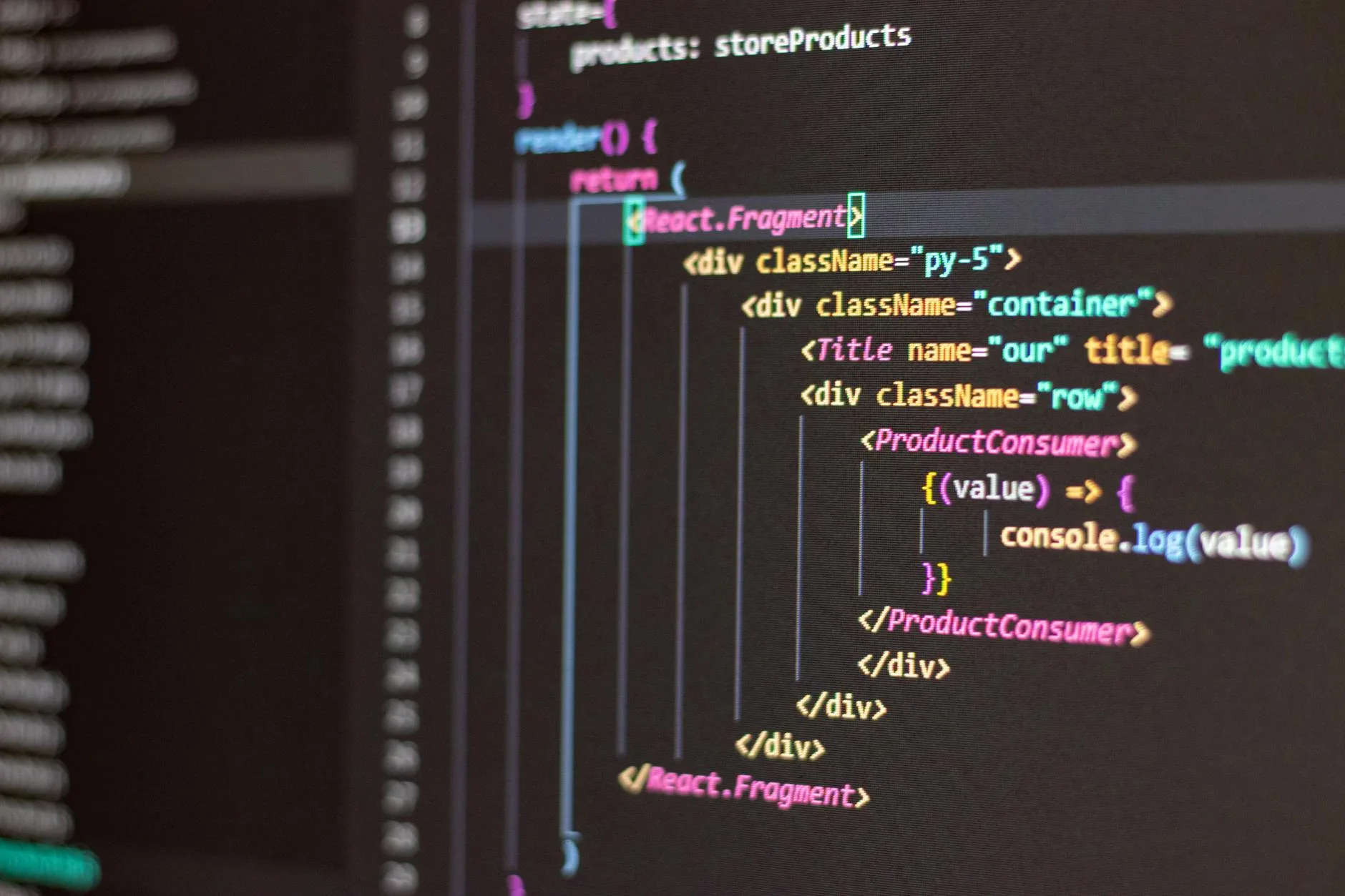Prikaz programskog koda tijekom tehničke analize web stranice