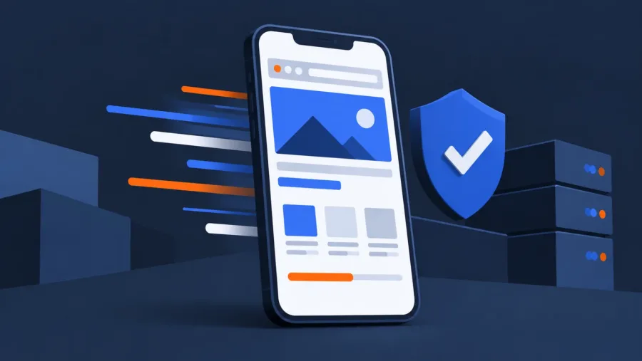 Brz prikaz stabilne web stranice na mobitelu