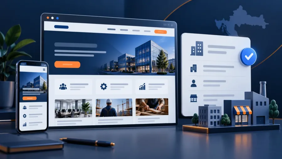 Poslovna web stranica i provjera registracijskih podataka tvrtke i obrta